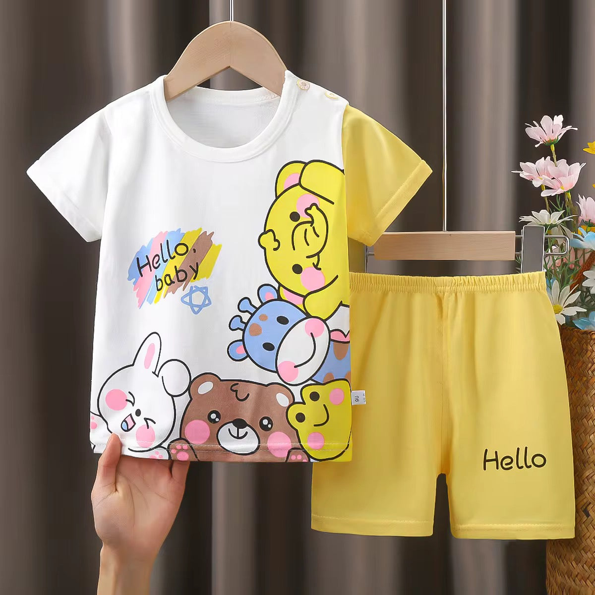 T-shirt & Shorts set (Pack of 2 sets)
