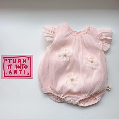 Baby 3D Floral Romper