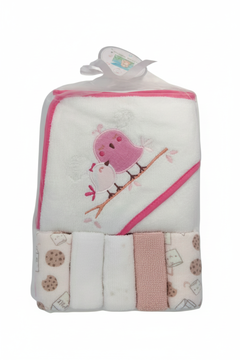 Baby Bath Towel with Washcloth set