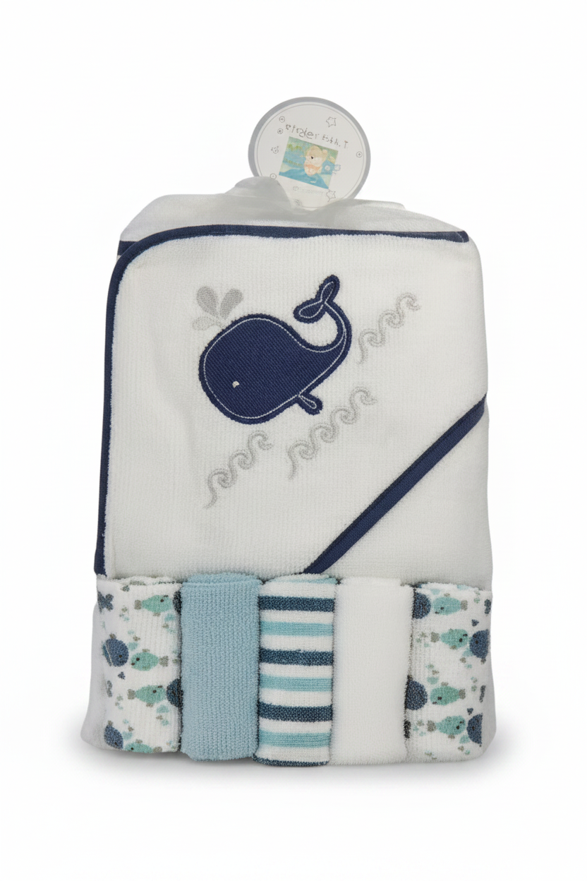 Baby Bath Towel with Washcloth set