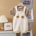 Dungaree & T-shirt set (2 pc )