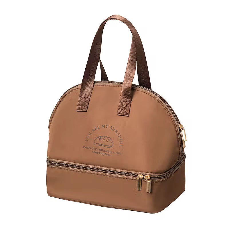 Lunch bag double zip