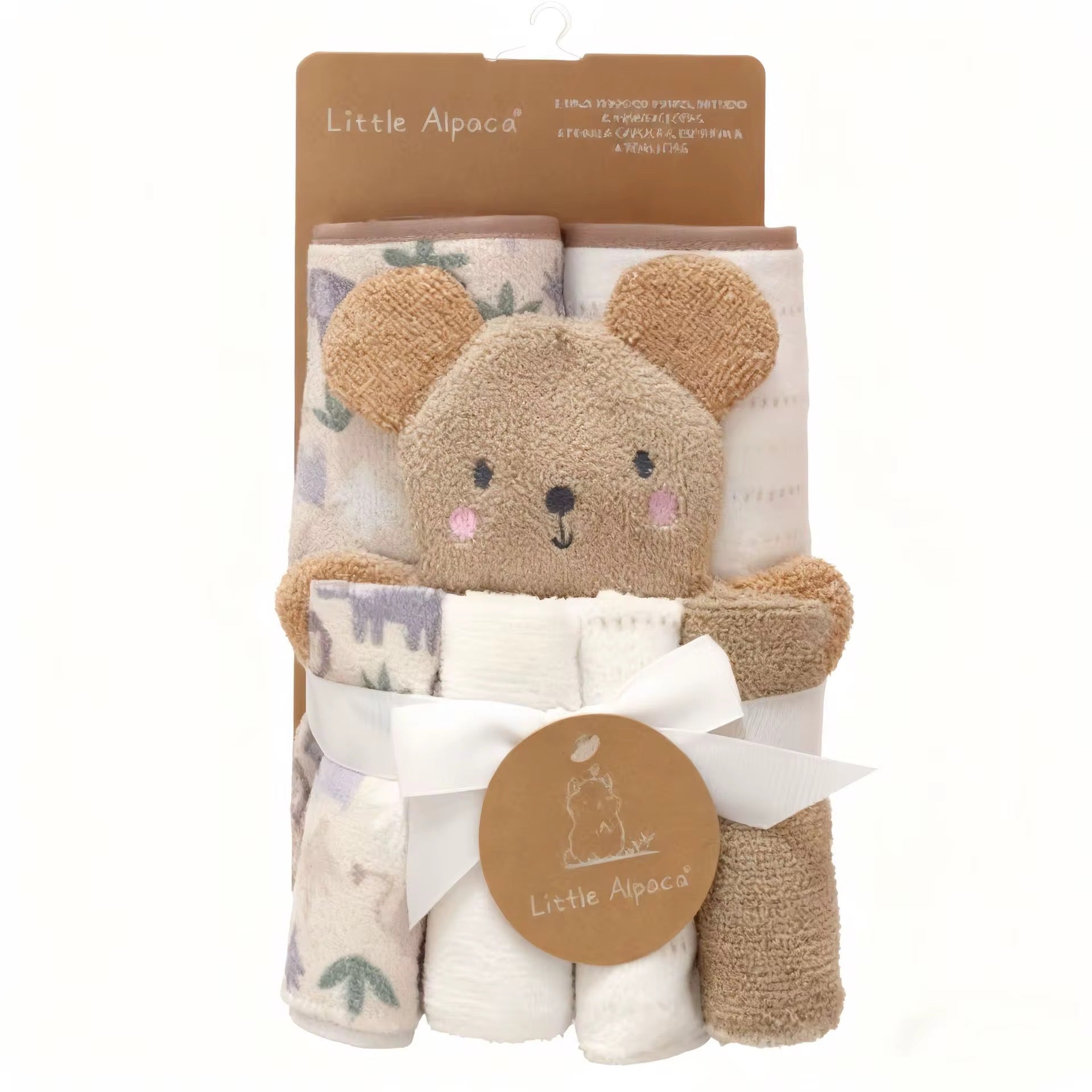 Cute Bath Towel with Washcloth set