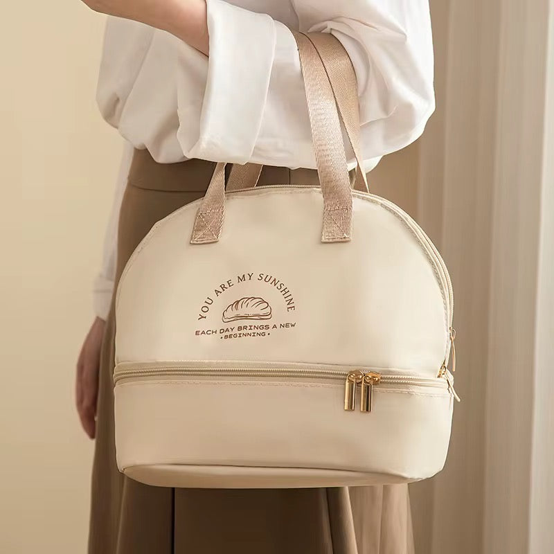Lunch bag double zip