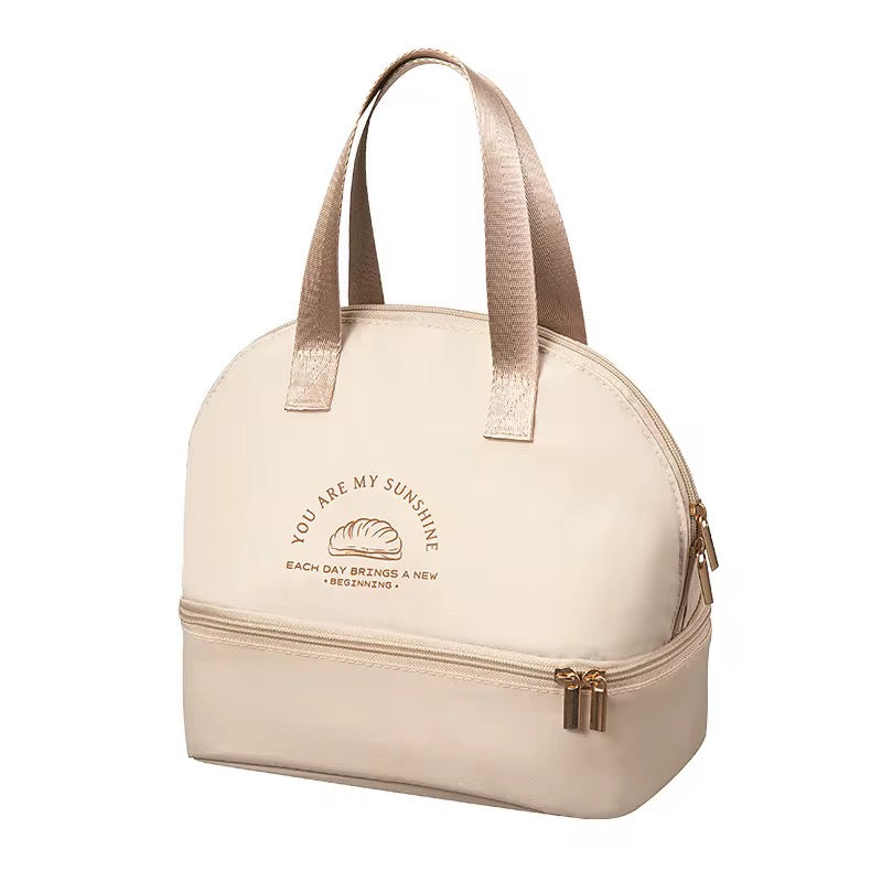 Lunch bag double zip