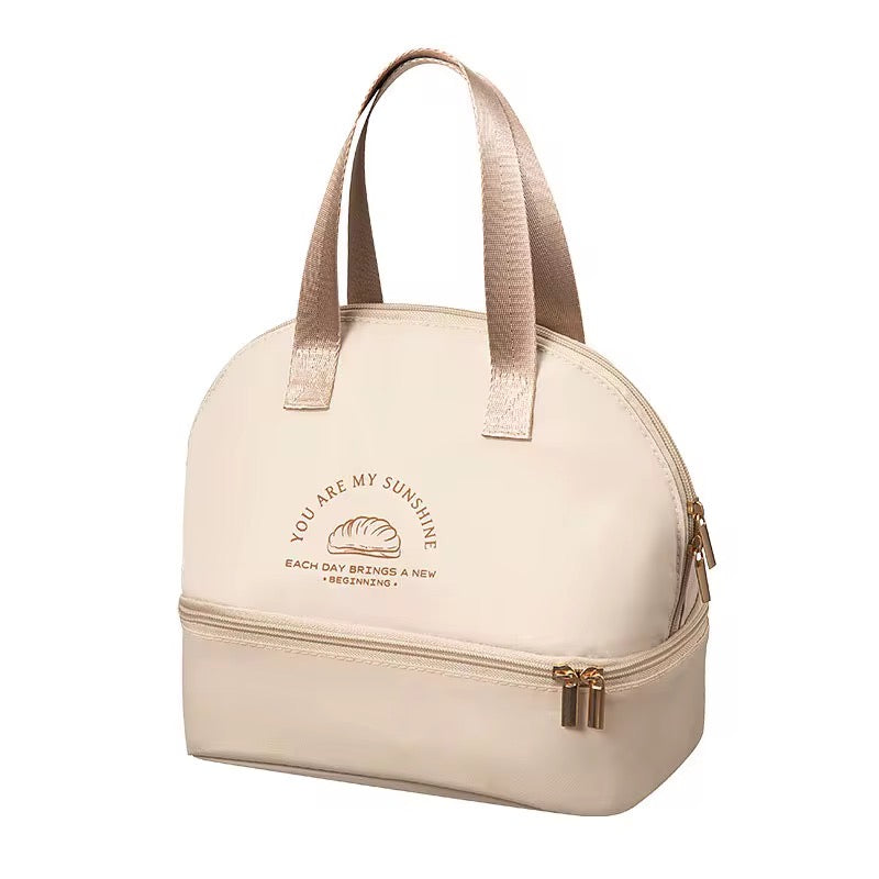Lunch bag double zip