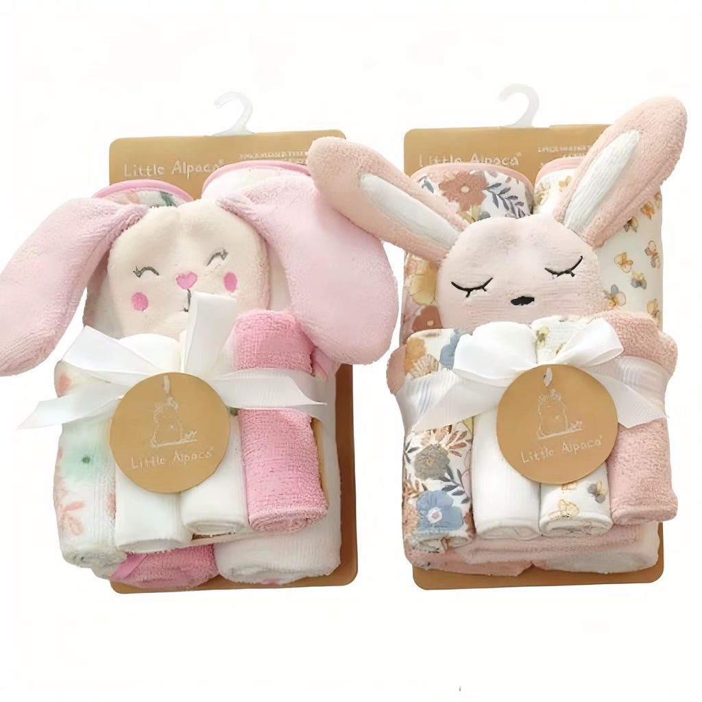 Cute Bath Towel with Washcloth set