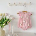 Baby girl 3D toy cotton romper