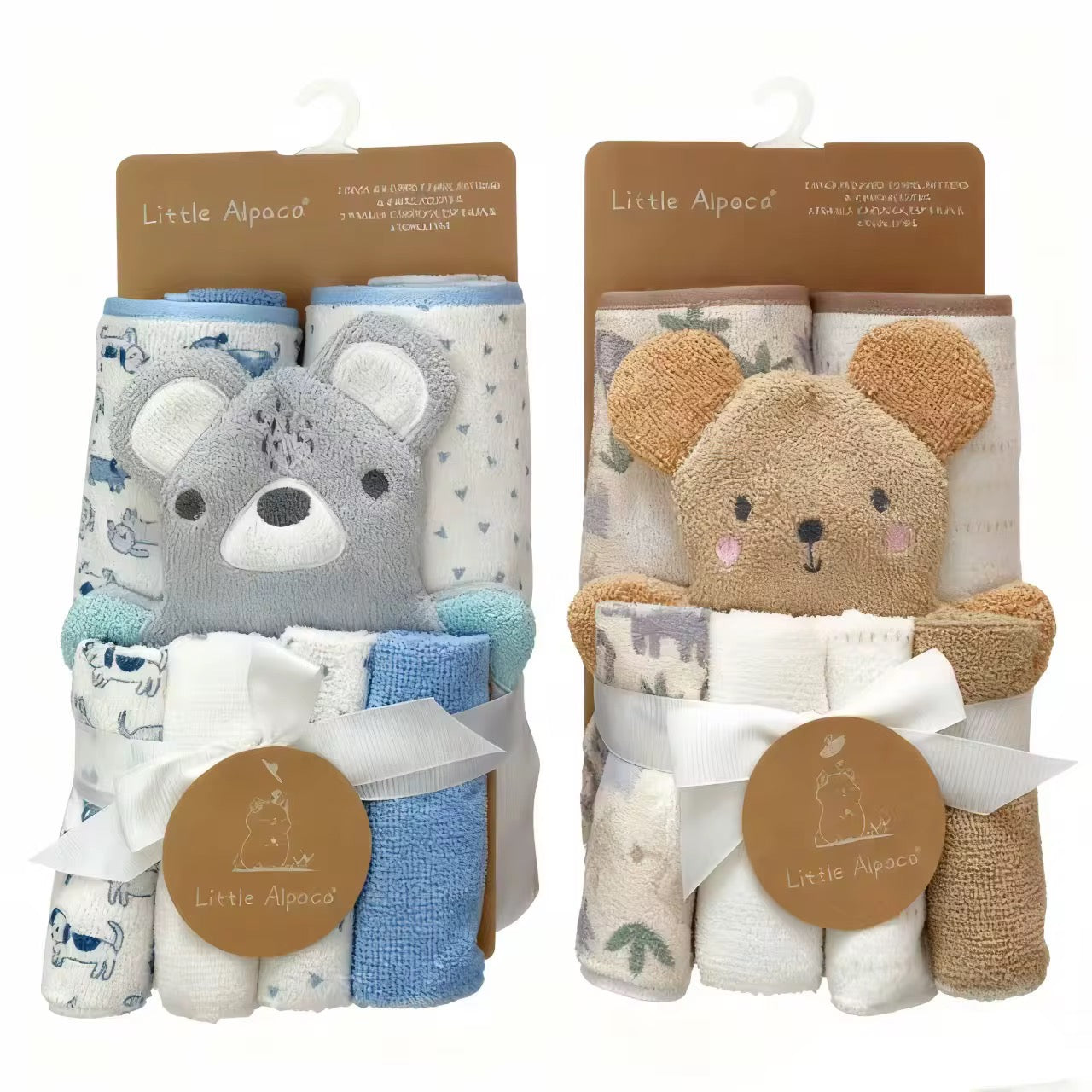 Cute Bath Towel with Washcloth set