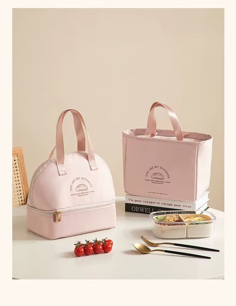 Lunch bag double zip
